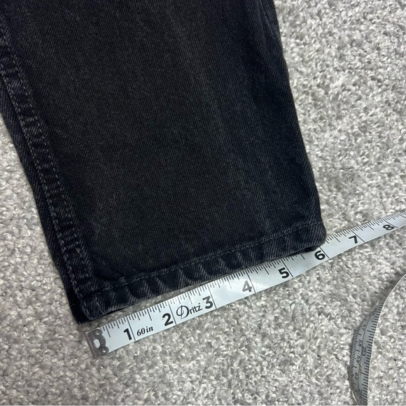 Vintage Gap Jeans Womens 8 Black Reverse Fit Ankle No 9 Y2K Grunge Regular USA - Picture 3 of 8